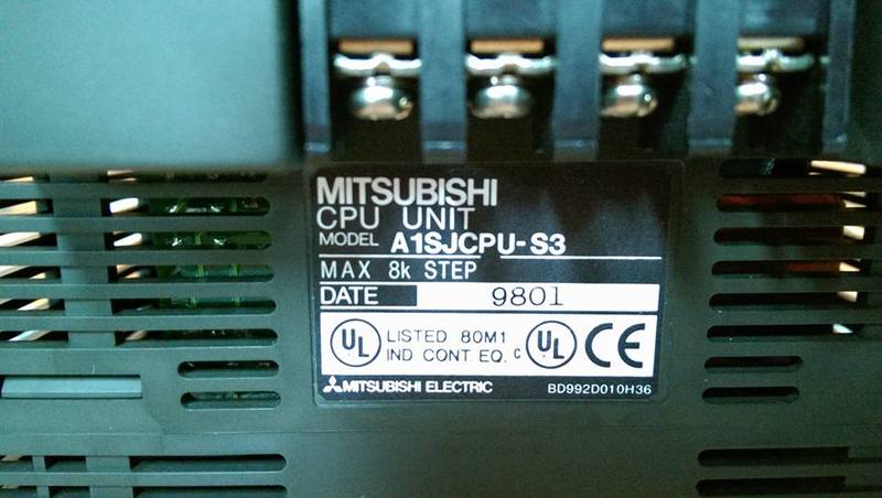 MITSUBISHI A1SJCPU-S3 CPU UNIT MODULE - PLC DCS SERVO Control MOTOR POWER  SUPPLY IPC ROBOT